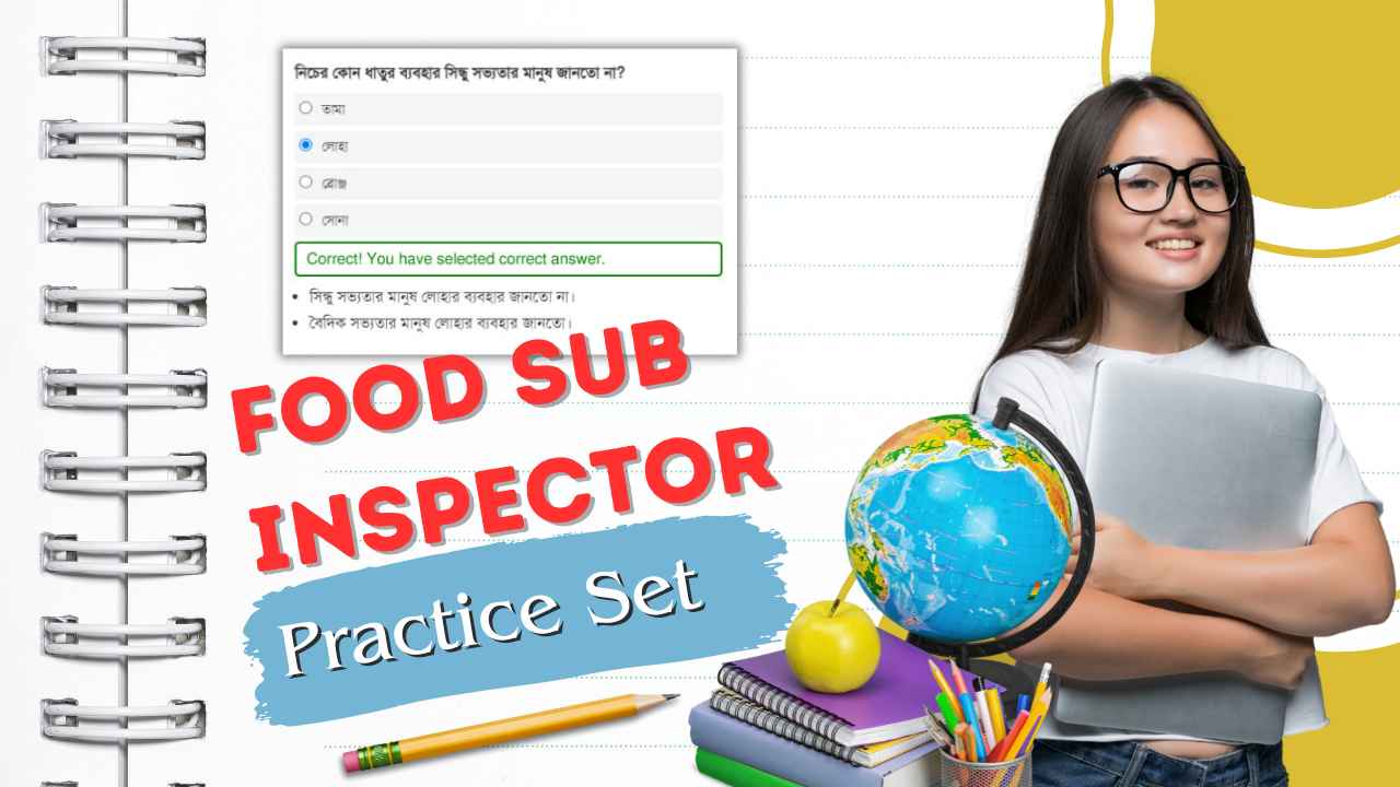 Food sub inspector practice set