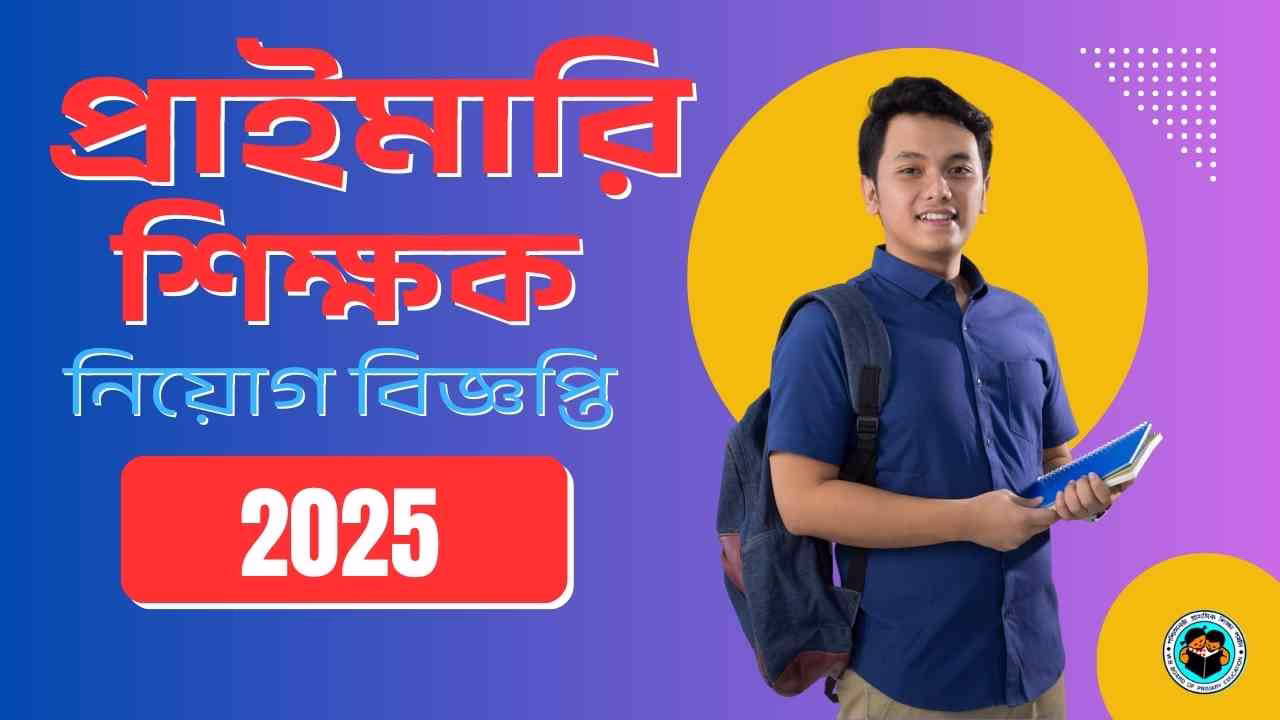 Primary teacher recruitment notice 2025