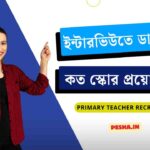 Primary teacher recruitment score
