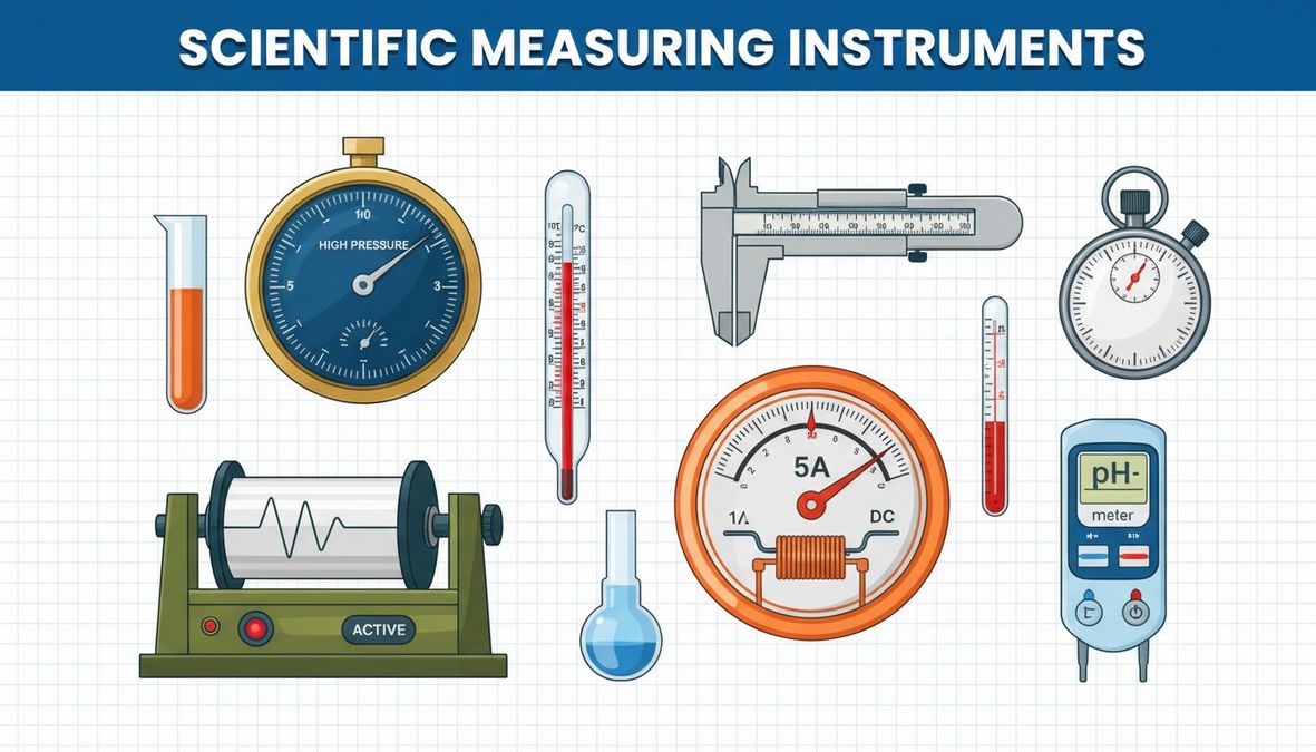 Measuring instruments and their uses