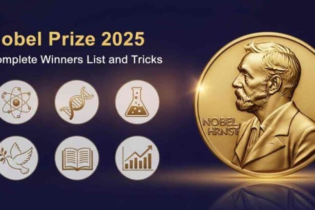Nobel prize 2025 list with tricks to remember