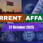 Pesha current affairs 27 october 2025