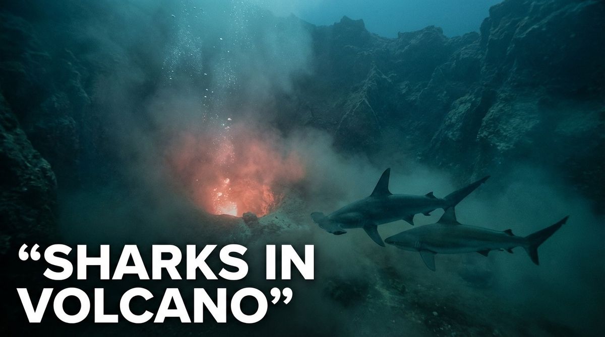 Sharks in kavachi volcano discovery