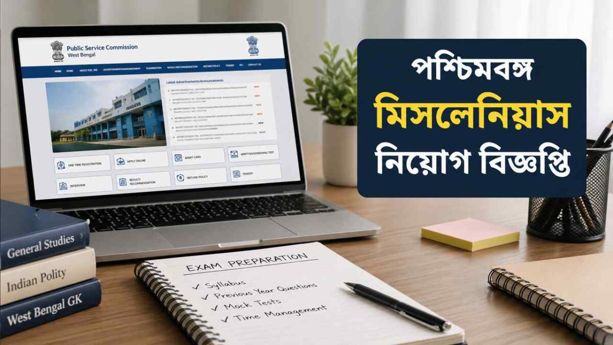 Wbpsc miscellaneous recruitment notification