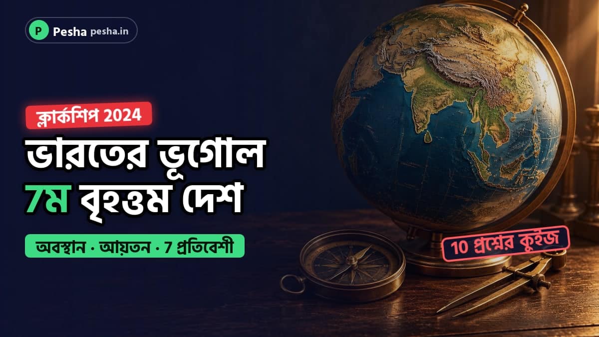 ভারতের মানচিত্রসহ গ্লোব, কম্পাস ও ডিভাইডার