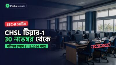 Ssc chsl 2026 টিয়ার-1 পরীক্ষার তারিখ