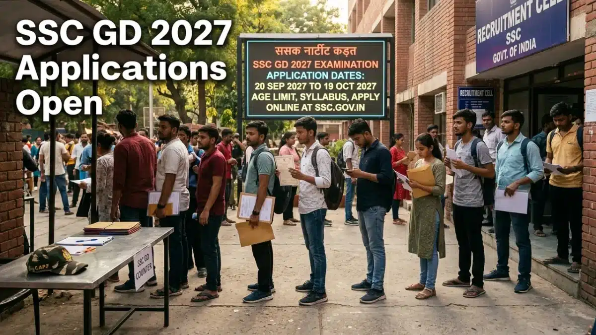 Ssc Gd কনস্টেবল 2027 পরীক্ষার আবেদন চলছে, শেষ তারিখ 31 অক্টোবর 2026 1 Ssc gd constable 2027