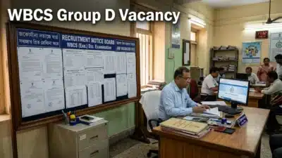 Wbcs 2023 গ্রুপ-ডি পদের শূন্যপদ সংশোধন করে প্রকাশ করল পিএসসি, মোট 12 পদ 5 Wbcs group d vacancy 2023