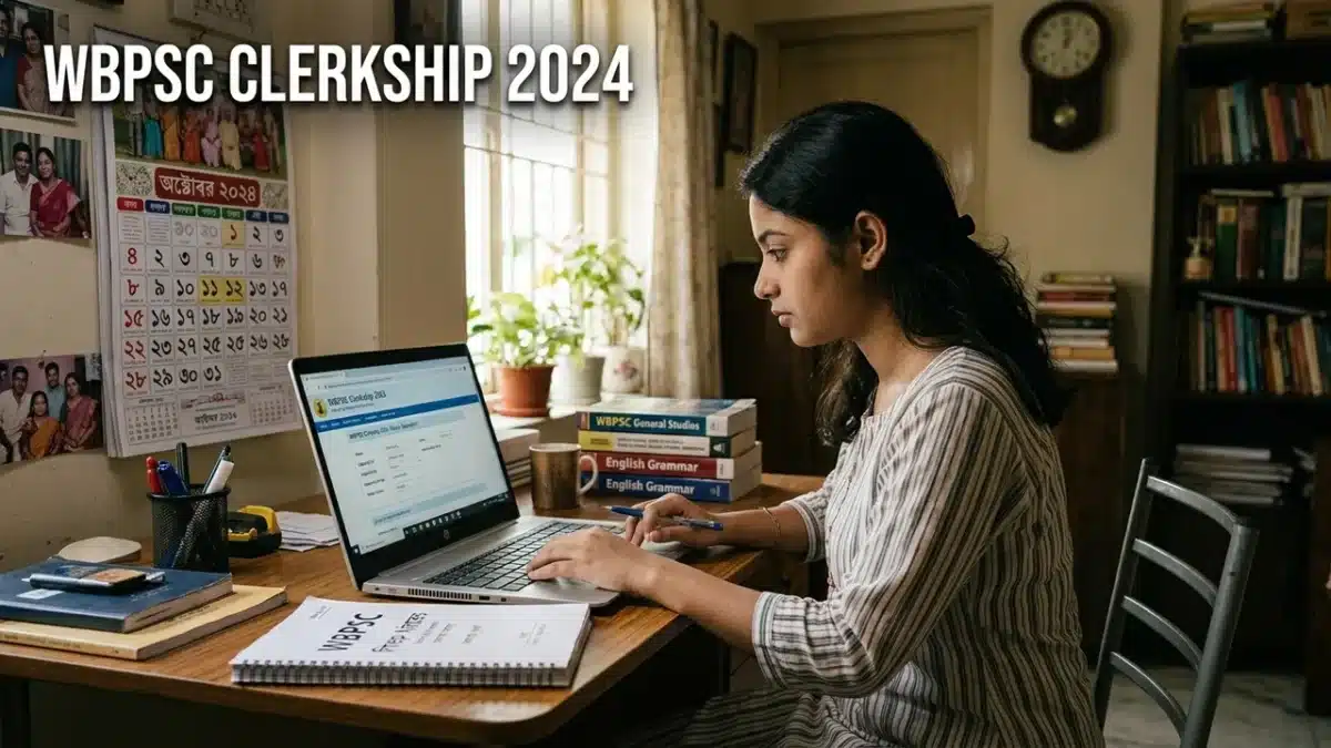 Wbpsc ক্লার্কশিপ পরীক্ষা 2024 এর অনলাইন আবেদন শুরু, শেষ তারিখ 26 অক্টোবর 2026 1 Wbpsc clerkship 2024