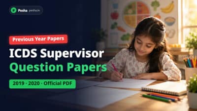 Icds supervisor question papers — pesha. In